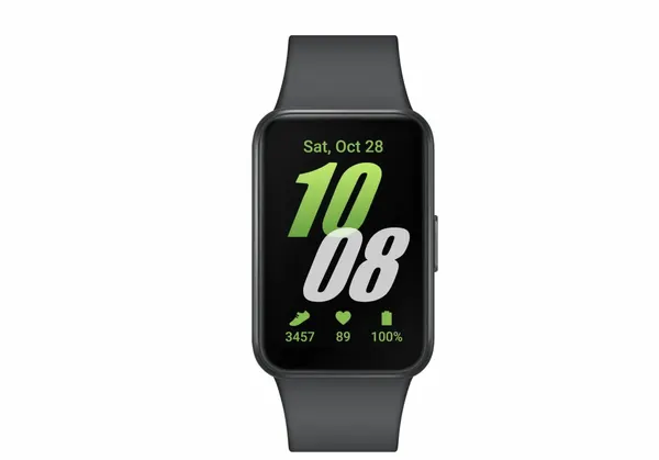 Смарт-часы Samsung Galaxy Fit3 SM-R390 1.6 AMOLED, корпус серебристый, ремешок серебристый