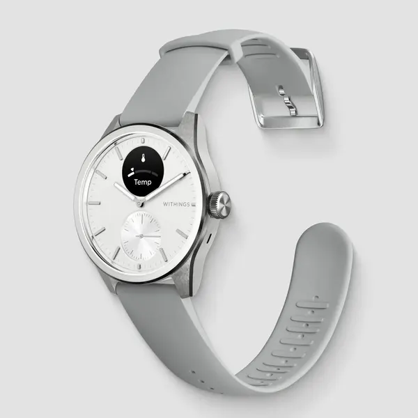Наручные часы Withings Scanwatch 2 Pearl White, Bluetooth, сапфировое стекло, 42мм
