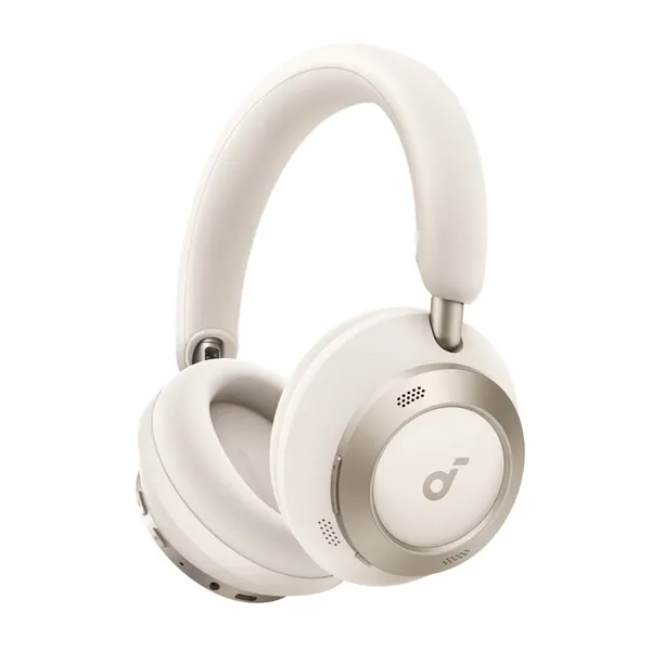 Наушники Anker Soundcore Space One Pro cream white, беспроводные, полноразмерные, с шумоподавлением