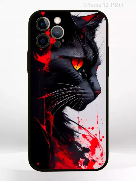 PRINTberries Чехол на iPHONE 12 PRO с принтом кот