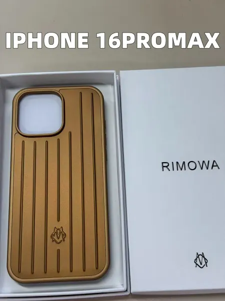 RIMOWA Чехол для iPhone 16 Pro MAX,алюминиевый