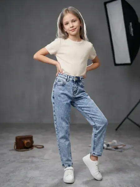 Annhi Shop Брюки Джинсы Бананы для Детский