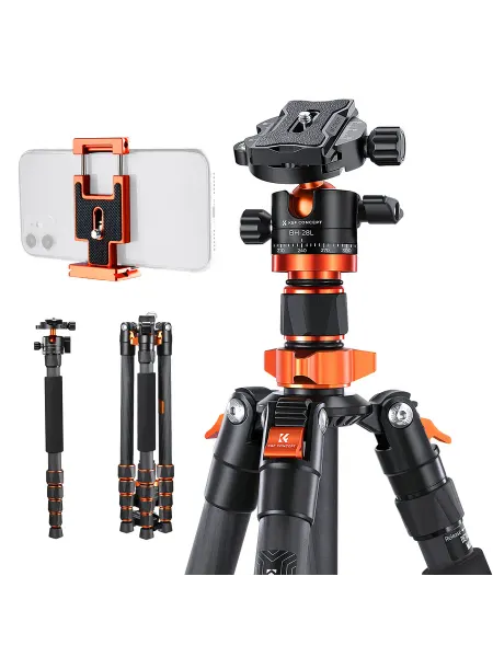 K&F CONCEPT Штатив KF09.093V2 D255C4 + BH-28L