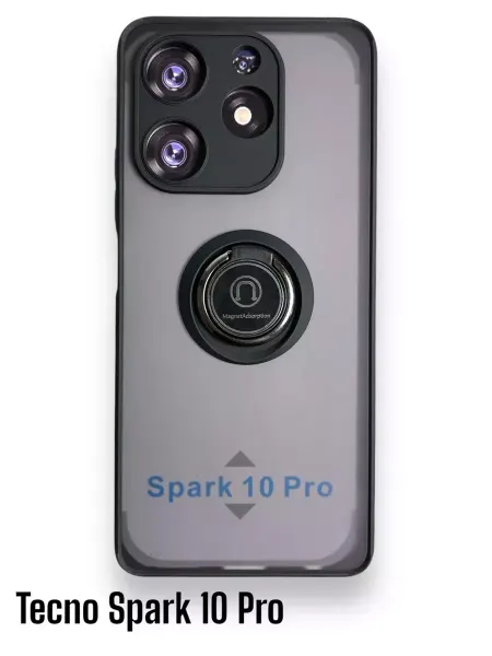 Mashti Case чехол с кольцом на Tecno Spark 10 pro накладка