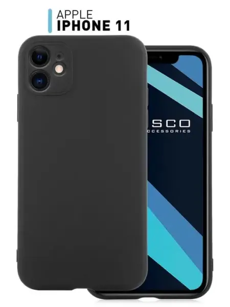 Rosco Тонкий чехол на iPhone 11 черный