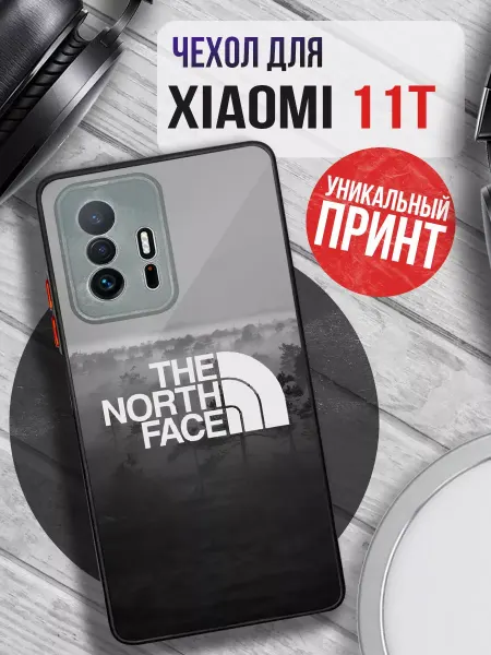 PRINTberries Чехол на XIAOMI 11T с принтом tnf the north face