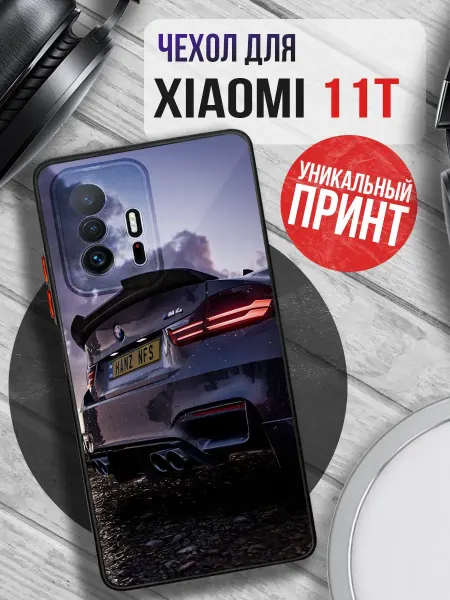 PRINTberries Чехол на XIAOMI 11T с принтом машина бмв