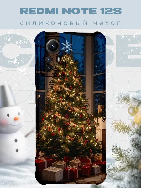 PRINTberries Новогодний чехол для телефона Redmi Note 12S елка