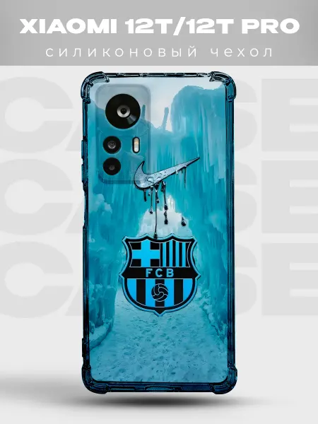 PRINTberries Чехол на Xiaomi 12T Барселона герб лёд