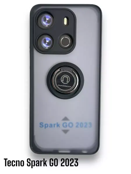 Чехол накладка бампер чехол с кольцом на Tecno Spark Go 2023 накладка на