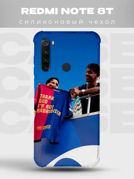PRINTberries Чехол на Redmi Note 8T Барселона болельщики