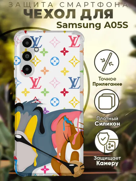 PRINTberries Чехол на SAMSUNG A05S с принтом том и джери луи