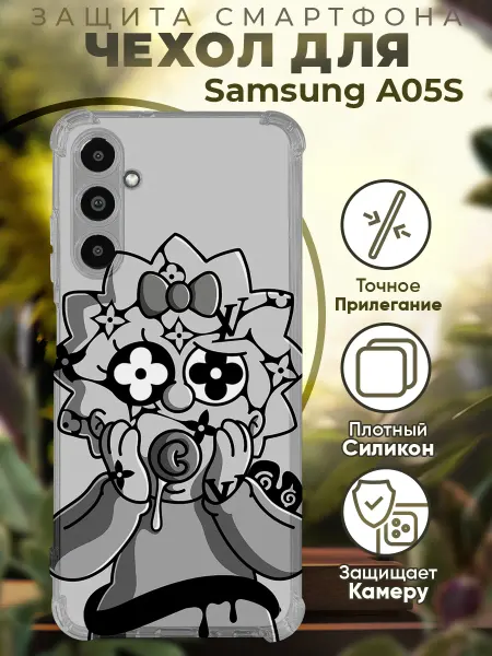 PRINTberries Чехол на SAMSUNG A05S с принтом симсоны