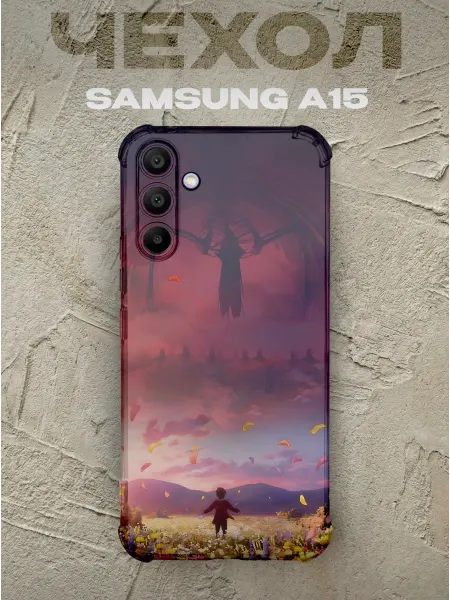 PRINTberries Чехол на samsung a15 Маленький Эрен