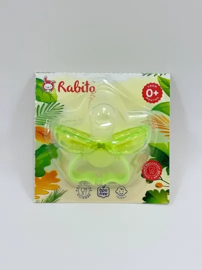 Силиконовая пустышка Rabito, Anti-dust, BPA Free
