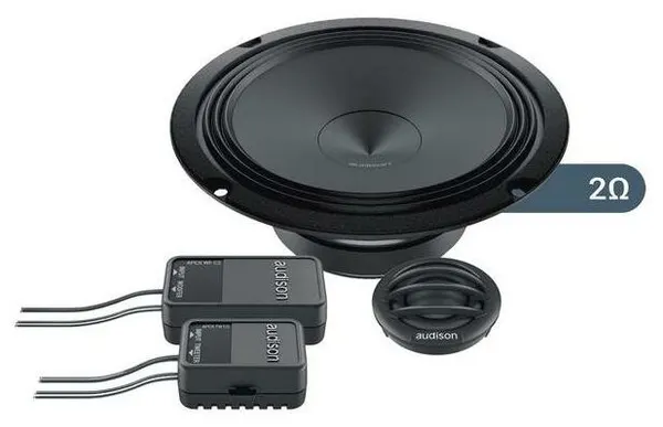 Колонки автомобильные Audison AK 6.5 C2 Kit 2-Way System, 16,5 см, двухкомпонентные, 2 шт.