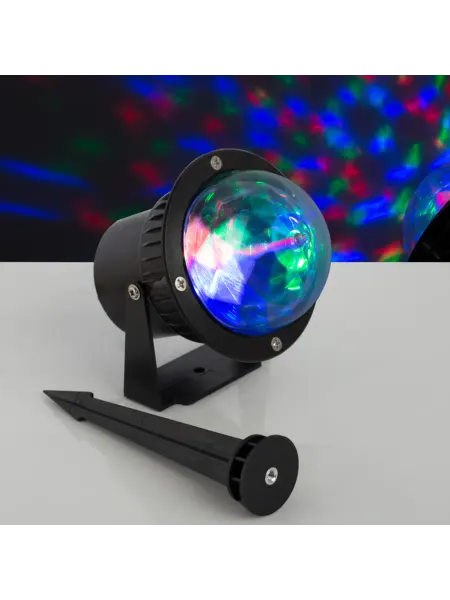 Ночник проектор хрустальный шар RGB IP65 12 В