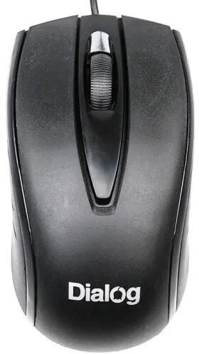 DIALOG Мышь проводная оптическая MOC-17U 1200 dpi Черный