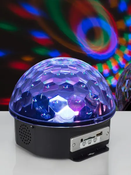 Luazon Lighting Ночник проектор диско-шар с RGB подсветкой 220В
