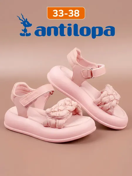 Antilopa Сандалии для девочек на липучке