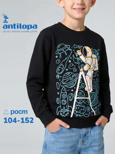 Antilopa Толстовка с принтом свитшот