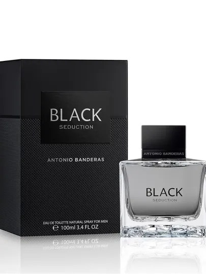 Antonio Banderas Black Seduction EDT, 100мл для мужчин, восточно-акватический аромат