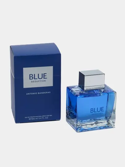 Antonio Banderas Blue Seduction EDT 100мл для мужчин, фруктово-цитрусово-ароматический