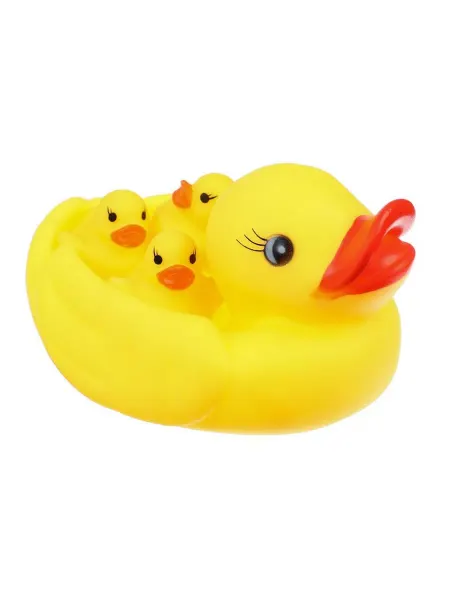 Крошка Я Набор игрушек для ванны Утки мыльница, игрушки 3 шт