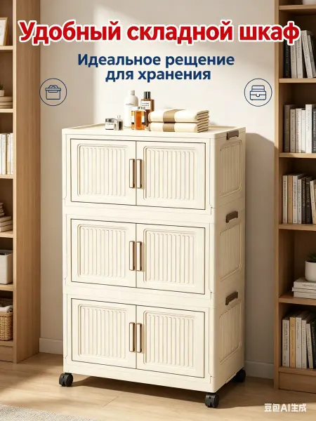 Органайзер для хранения пластиковый, набор 3 шт