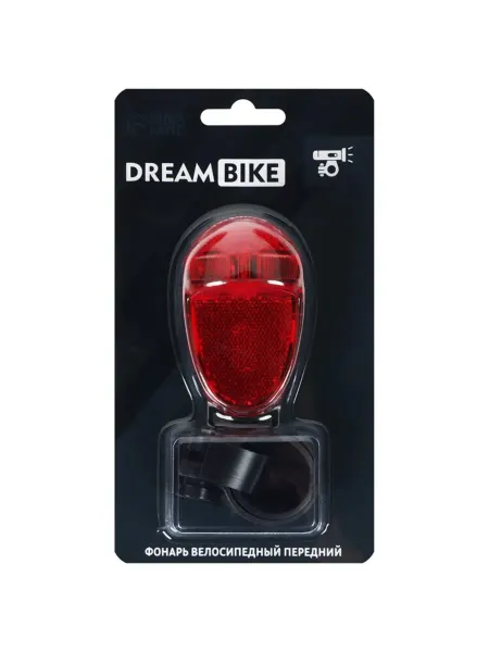 Dream Bike Задний велосипедный фонарь, 1 диод, 1 режим