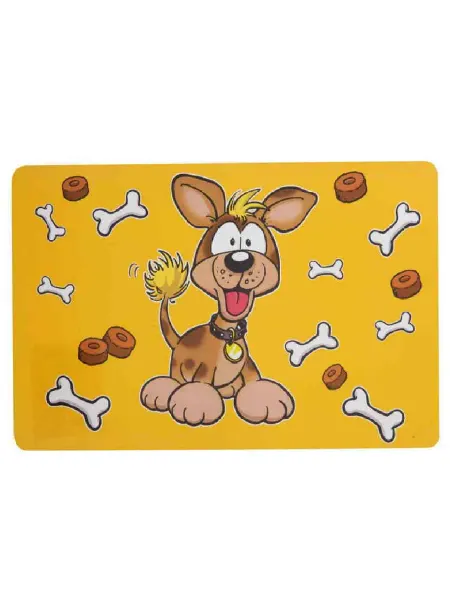 HomePet Коврик под миску Puppy with bones 28 см х 43 см