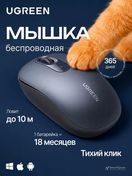 UGREEN Мышка для macbook apple HM102