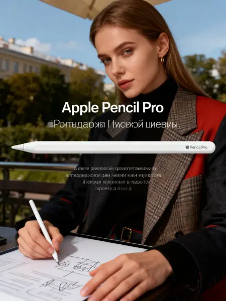 Стилус для планшета ipad Apple Pencil Pro