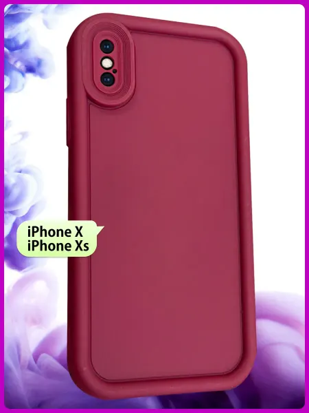 РИНОФОН Ударопрочный чехол на Apple iPhone X, Xs с высокими бортами