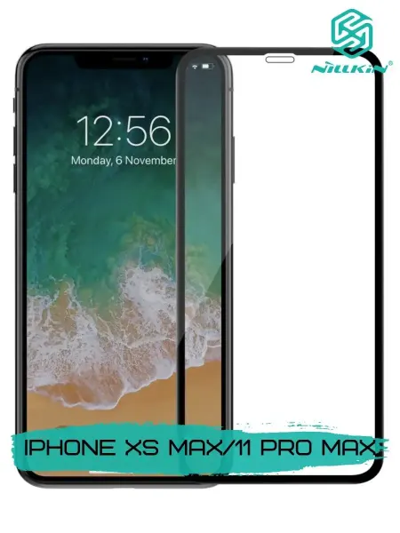 Nillkin Защитное стекло с бортиками глянцевое APPLE iPhone XS Max