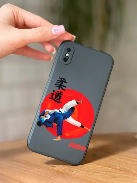 PBl store Чехол на Apple iPhone XR с принтом Дзюдо