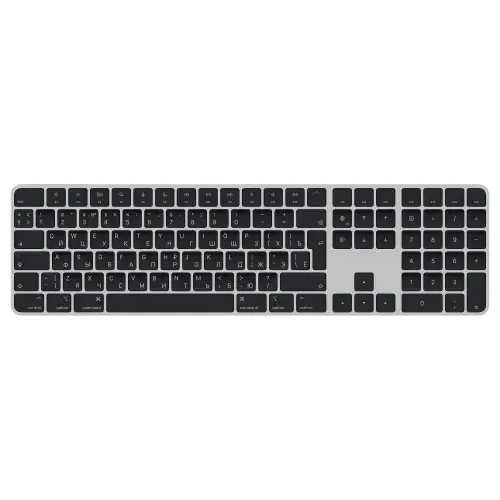 Apple Magic Keyboard c Touch ID и Numeric Keypad Беспроводная ножничная клавиатура, русская раскладка, черная