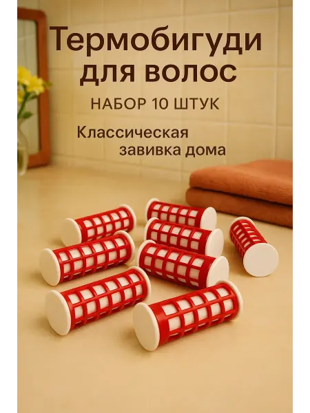 Apu2 Термобигуди для волос набор 10 шт для быстрой завивки