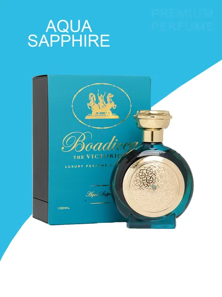 Парфюм Aqua Sapphire с элегантным ароматом свежести и морской прохлады для женщин и мужчин