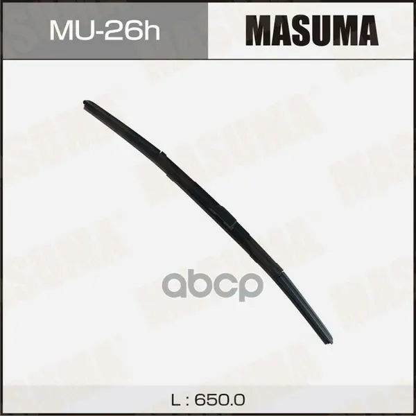 MASUMA Щетка стеклоочистителя 650 мм гибридная 1 шт MU-26h