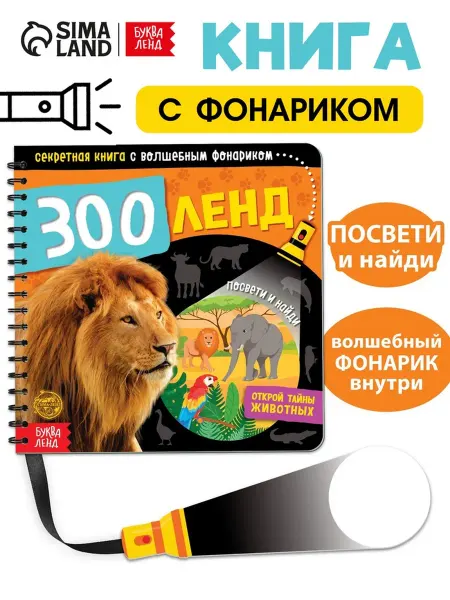 Буква-Ленд Секретная книга с волшебным фонариком для малышей