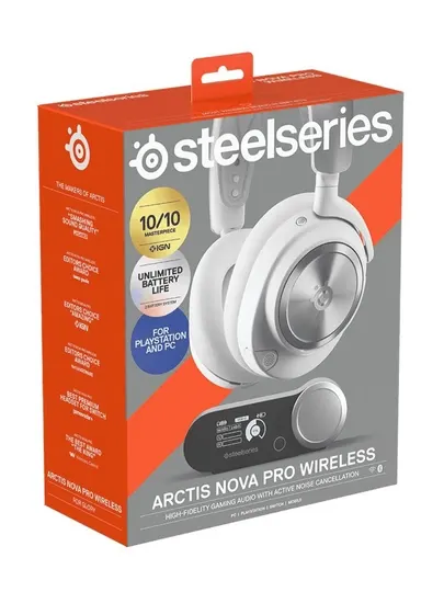SteelSeries Arctis Nova Pro Wireless – активное шумоподавление – микрофон ClearCast