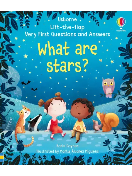 Usborne What Are Stars книга с окошками для детей