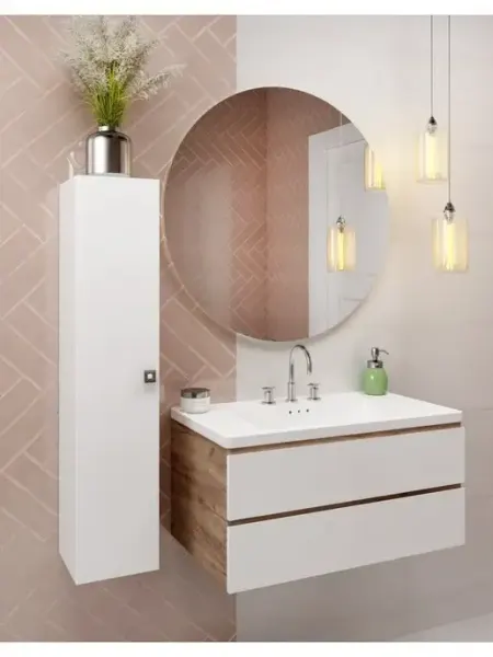 REGENT style Тумбочка для ванной, шкаф-пенал, мебель для ванной
