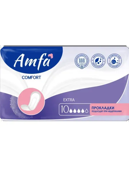 AMFA Comfort Прокладки урологические Extra 10 шт