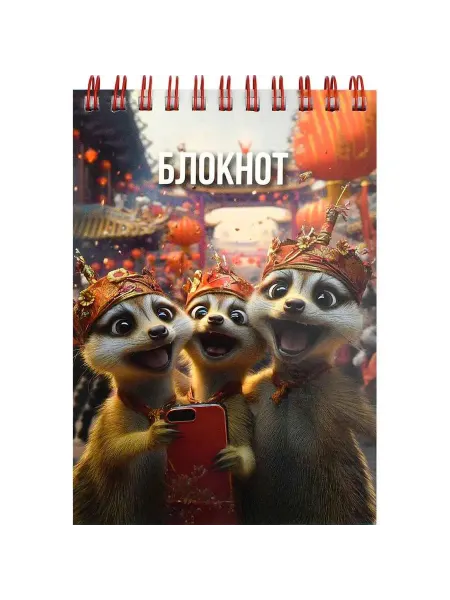 Феникс+ Блокнот 80 л. А6 Скрикаты, 1 шт