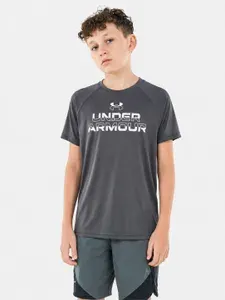Under Armour Футболка детская UA Tech Split Wordmark SS