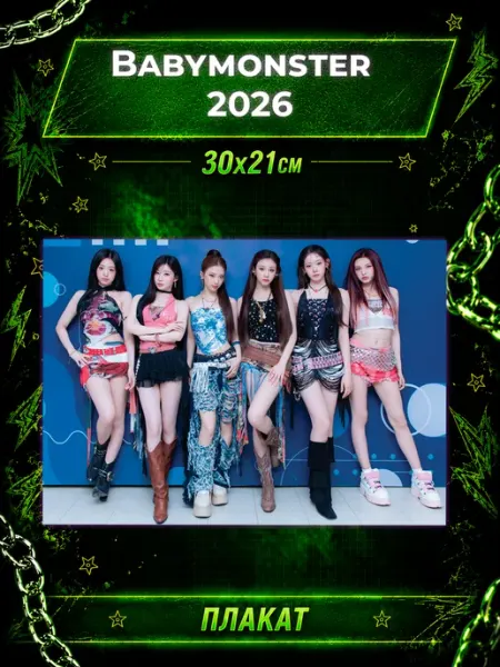 K-POP Geeky Плакаты Babymonster Бейбимонстр 2026