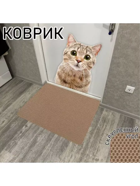 ТМаликс Комнатный коврик в прихожую грязезащитный 60х60