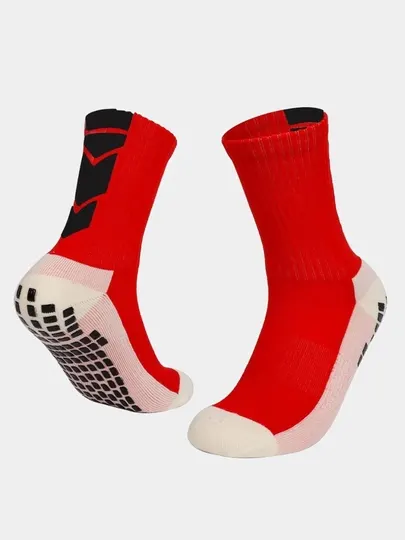 Футбольные носки с антискользящей подошвой (Grip Socks), спортивные, унисекс - Футбольные гетры